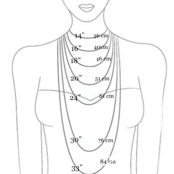 Initial Letter P Tag Necklace - Picture 7 of 7